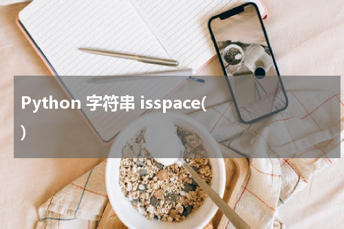 Python 字符串 isspace() 使用方法及示例