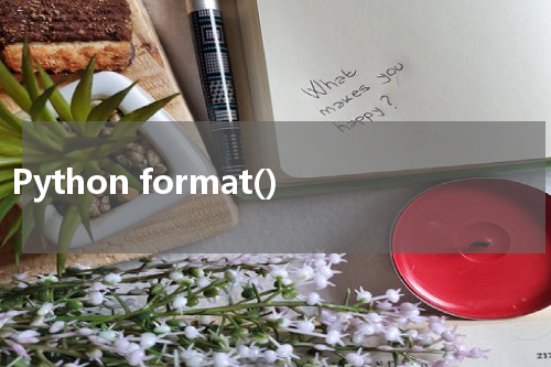 Python format() 使用方法及示例