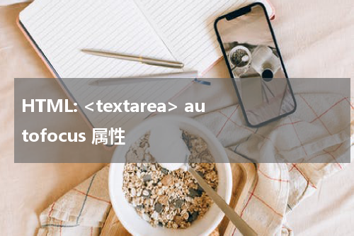 HTML: <textarea> autofocus 属性