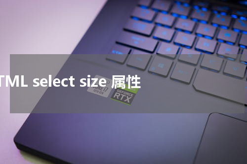 HTML select size 属性
