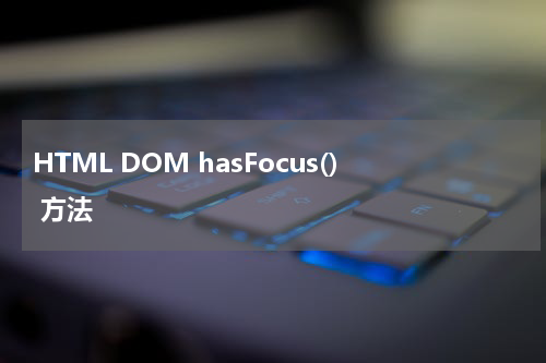 HTML DOM hasFocus() 方法