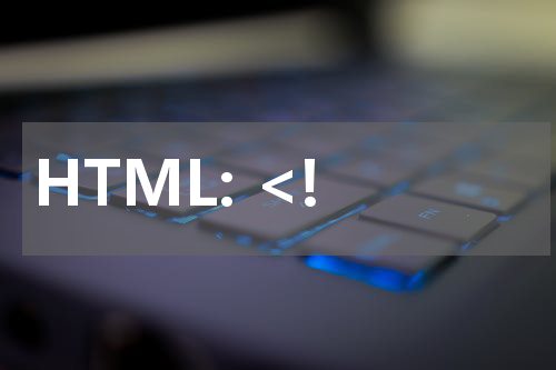 HTML: <!--…-->注释标签 