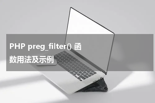 PHP preg_filter() 函数用法及示例 - PHP教程