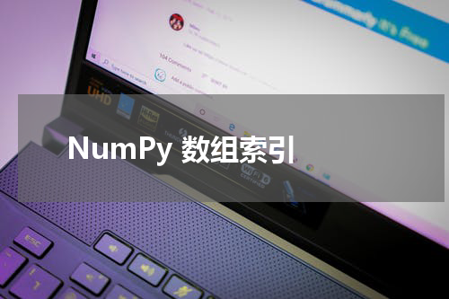 NumPy 数组索引 - Numpy教程 