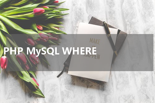 PHP MySQL WHERE - PHP教程 
