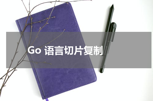 Go 语言切片复制 - Golang教程 