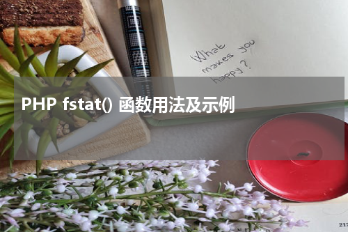 PHP fstat() 函数用法及示例 - PHP教程